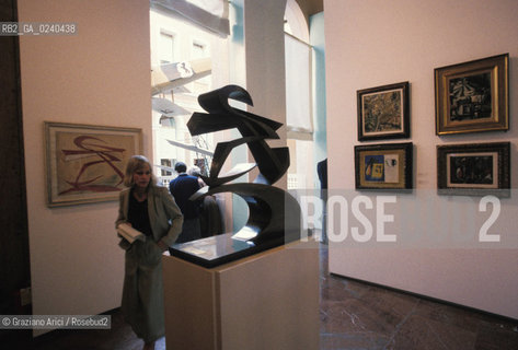 Venezia,1986. Palazzo Grassi. Mostra Futurismo e Futurismi. Arte futurismo mostra.Venice,1986. Palazzo Grassi. Exhibition Futurismo e Futurismi ©Graziano Arici/Rosebud2