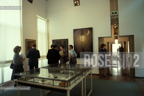 Venezia,1986. Palazzo Grassi. Mostra Futurismo e Futurismi. Arte futurismo mostra.Venice,1986. Palazzo Grassi. Exhibition Futurismo e Futurismi ©Graziano Arici/Rosebud2