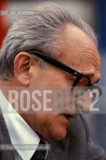 Venezia,1980.Ritratto di Alessandro Natta, politico e Segretario generale del Pci. Politica segretario partito comunista italiano comunismo PCI politico ritratto.Venice,1980.Portrait of the politician Alessandro Natta,secretary of Italian Communist Party (PCI) from 1984 to 1988 ©Graziano Arici/Rosebud2