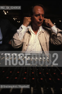 - Venezia,1995.Ritratto del compositore contemporaneo Karlheinz Stockhausen.Musica contemporanea compositore ritratto.- Venice,1995.Portrait of tha contemporary composer Karlheinz Stockhausen ©Graziano Arici/Rosebud2  astga ©Graziano Arici/Rosebud2