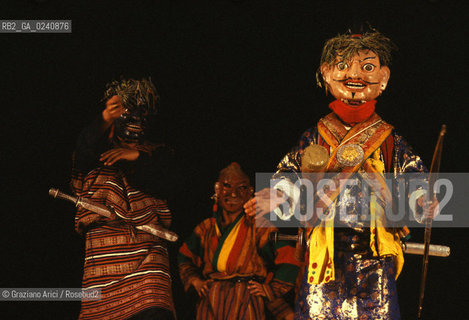 - Venezia,1980.Biennale Teatro.Danza orientale India Kathakali.DANZA oriente ballo india.- Venice,1980. Biennial Theater.Bellydancing India Kathakali ©Graziano Arici/Rosebud2  astga ©Graziano Arici/Rosebud2