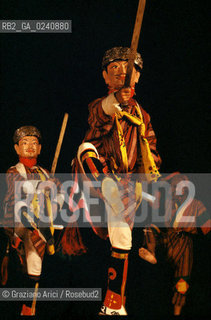 - Venezia,1980.Biennale Teatro.Danza orientale India Kathakali.DANZA oriente ballo india.- Venice,1980. Biennial Theater.Bellydancing India Kathakali ©Graziano Arici/Rosebud2  astga ©Graziano Arici/Rosebud2