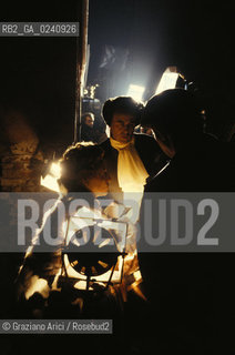Venezia,1979.Riprese del film Don Giovanni di Joseph Losey.Cinema film Don Giovanni set backstage.Venice,1979. Backstage of the film Don Giovanni ©Graziano Arici/Rosebud2.