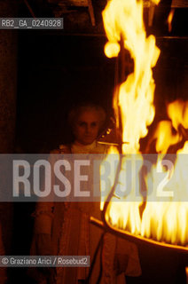 - Venezia,1979.Riprese del film Don Giovannidi Joseph Losey.Il cantante lirico Ruggero Raimondi nella parte del Don Giovanni.Cinema film Don Giovanni set backstage..- Venice,1979. Backstage of the film Don Giovanni.The opera singer Ruggero Raimondi  ©Graziano Arici/Rosebud2.