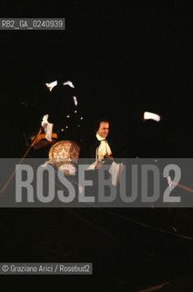 Venezia,1979.Riprese del film Don Giovannidi Joseph Losey.Larrivo di Leporello alla chiesa del Redentore.Cinema film Don Giovanni set backstage Redentore .Venice,1979. Backstage of the film Don Giovanni  ©Graziano Arici/Rosebud2.