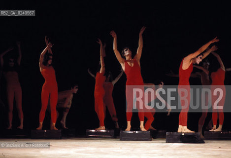 -Venezia,1975.Teatro Verde di San Giorgio.Balletto di Lione Opera Venice Secrete. Danza Balletto Lione ballerino Venice Secrete .-Venice,1975. Teatro Verde, San Giorgio.Opera Venice Secrete by Lyon Ballet MES ©Graziano Arici/Rosebud2