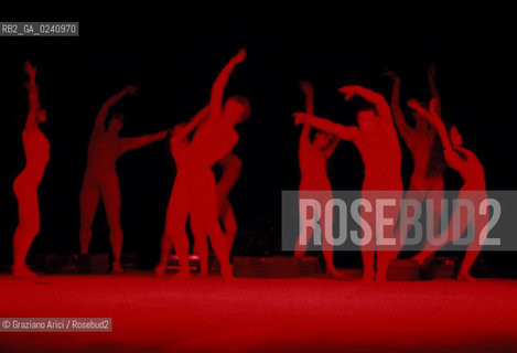 -Venezia,1975.Teatro Verde di San Giorgio.Balletto di Lione Opera Venice Secrete. Danza Balletto Lione ballerino Venice Secrete .-Venice,1975. Teatro Verde, San Giorgio.Opera Venice Secrete by Lyon Ballet MES ©Graziano Arici/Rosebud2