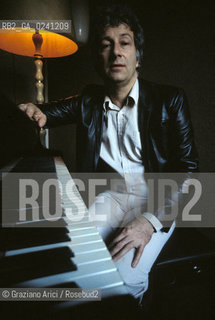 - Venezia,1987.Il pianista di musica classica John Tilbury.MUSICA pianista pianoforte .- Venice,1987.The pianist of contemporary classical music John Tilbury ©Graziano Arici/Rosebud2