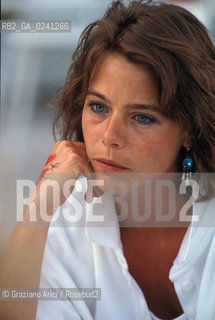 - Venezia, 1989. 46°Festival Internazionale dArte Cinematografica di Venezia.Ritratto dellattrice Susan May. Cinema ritratto attrice.- Venice,1989. 46th Venice International Film Festival.Portrait of the actress Susan May MES ©  Graziano Arici