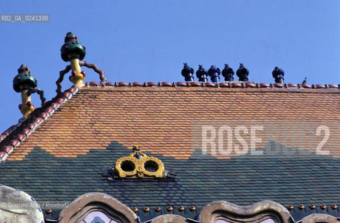 - Keshkemet (Ungheria),1978.Palazzo Liberty.GEO Art nouveau arte architettura Ungheria palazzo liberty .- Keshkemet (Hungary),1978.Liberty Palace - Art Nouveau Building Mes ©  Graziano Arici