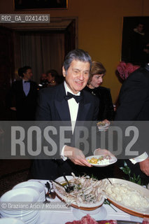 Venezia, 1985.?Lambasciatore degli Stati Uniti in Italia (1981-1989)Maxwell Rabb. Politica ambasciatore USA ritratto.Venice, 1985.? The United States Ambassador to Italy (from 1981 to 1989)Maxwell Rabb ©Graziano Arici/Rosebud2