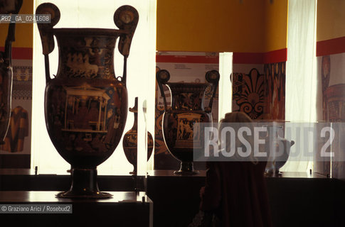 Venezia,1988.Palazzo Grassi. Mostra I Greci e lOccidente. Arte mostra Storia Greci Occidente Grecia civiltà popolazione.Venice,1988.Palazzo Grassi. Exhibition I Greci e lOccidente ©Graziano Arici/Rosebud2
