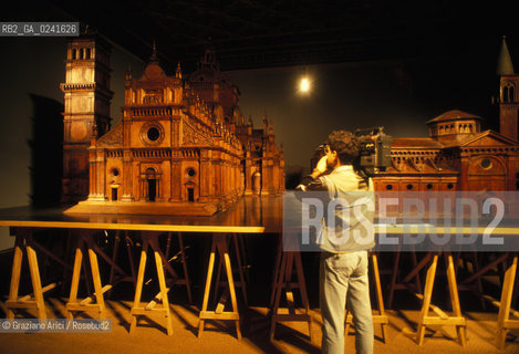 Venezia,1994.Palazzo Grassi. Mostra Rinascimento-Rinascimento da Brunelleschi a Michelangelo : la rappresentazione dellarchitettura. Arte Mostra Architettura Storia Rinascimento.Venice,1994.Palazzo Grassi. Exhibition Rinascimento - Renaissance ©Graziano Arici/Rosebud2