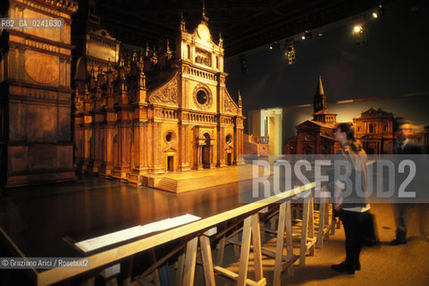 Venezia,1994.Palazzo Grassi. Mostra Rinascimento-Rinascimento da Brunelleschi a Michelangelo : la rappresentazione dellarchitettura. Arte Mostra Architettura Storia Rinascimento.Venice,1994.Palazzo Grassi. Exhibition Rinascimento - Renaissance ©Graziano Arici/Rosebud2