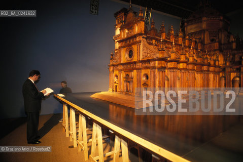 Venezia,1994.Palazzo Grassi. Mostra Rinascimento-Rinascimento da Brunelleschi a Michelangelo : la rappresentazione dellarchitettura. Arte Mostra Architettura Storia Rinascimento.Venice,1994.Palazzo Grassi. Exhibition Rinascimento - Renaissance ©Graziano Arici/Rosebud2