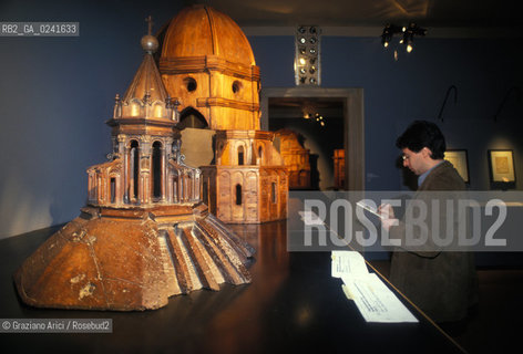 Venezia,1994.Palazzo Grassi. Mostra Rinascimento-Rinascimento da Brunelleschi a Michelangelo : la rappresentazione dellarchitettura. Arte Mostra Architettura Storia Rinascimento.Venice,1994.Palazzo Grassi. Exhibition Rinascimento - Renaissance ©Graziano Arici/Rosebud2