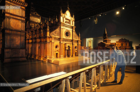 Venezia,1994.Palazzo Grassi. Mostra Rinascimento-Rinascimento da Brunelleschi a Michelangelo : la rappresentazione dellarchitettura. Arte Mostra Architettura Storia Rinascimento.Venice,1994.Palazzo Grassi. Exhibition Rinascimento - Renaissance ©Graziano Arici/Rosebud2