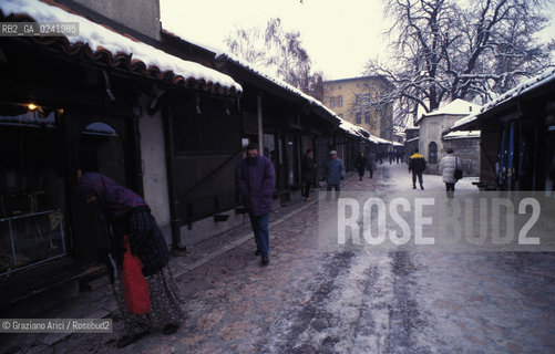-Sarajevo,1994.Il quartiere turco. Guerra assedio città quartiere - Sarajevo,1994. the turkish quarter ©Graziano Arici/Rosebud2