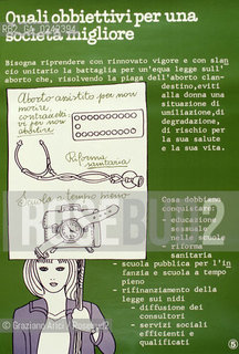 Manifesto sulla condizione della donna. Femminismo donna condizione lotta movimento politica rapporto cultura sesso potere sociale famiglia autonomia classe femmina diritto voto uguaglianza libertà parità.Manifest on the feminine condition. Woman Feminism society condition status movement policy relation sex womens rights sexism voting cultural power liberal equality relation MES .Reproducted by Archivio Graziano Arici  astga ©Graziano Arici/Rosebud2