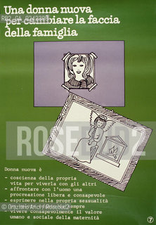Manifesto sulla condizione della donna. Femminismo donna condizione lotta movimento politica rapporto cultura sesso potere sociale famiglia autonomia classe femmina diritto voto uguaglianza libertà parità.Manifest on the feminine condition. Woman Feminism society condition status movement policy relation sex womens rights sexism voting cultural power liberal equality relation MES .Reproducted by Archivio Graziano Arici  astga ©Graziano Arici/Rosebud2