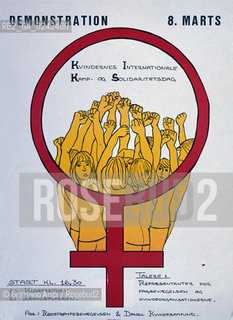 Manifesto sulla condizione della donna. Femminismo donna condizione lotta movimento politica rapporto cultura sesso potere sociale famiglia autonomia classe femmina diritto voto uguaglianza libertà parità.Manifest on the feminine condition. Woman Feminism society condition status movement policy relation sex womens rights sexism voting cultural power liberal equality relation MES.Reproducted by Archivio Graziano Arici  astga ©Graziano Arici/Rosebud2