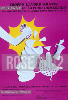 Manifesto sulla condizione della donna. Femminismo donna condizione lotta movimento politica rapporto cultura sesso potere sociale famiglia autonomia classe femmina diritto voto uguaglianza libertà parità.Manifest on the feminine condition. Woman Feminism society condition status movement policy relation sex womens rights sexism voting cultural power liberal equality relation MES.Reproducted by Archivio Graziano Arici  astga ©Graziano Arici/Rosebud2