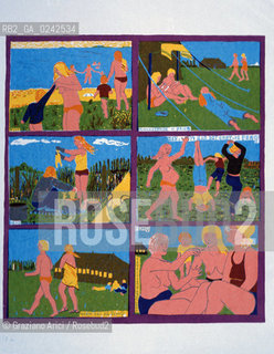 Manifesto sulla condizione della donna. Femminismo donna condizione lotta movimento politica rapporto cultura sesso potere sociale famiglia autonomia classe femmina diritto voto uguaglianza libertà parità.Manifest on the feminine condition. Woman Feminism society condition status movement policy relation sex womens rights sexism voting cultural power liberal equality relation MES.Reproducted by Archivio Graziano Arici  astga ©Graziano Arici/Rosebud2