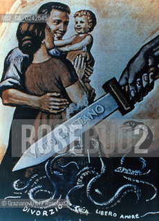 Manifesto sulla condizione della donna. Femminismo donna condizione lotta movimento politica rapporto cultura sesso potere sociale famiglia autonomia classe femmina diritto voto uguaglianza libertà parità.Manifest on the feminine condition. Woman Feminism society condition status movement policy relation sex womens rights sexism voting cultural power liberal equality relation MES.Reproducted by Archivio Graziano Arici  astga ©Graziano Arici/Rosebud2