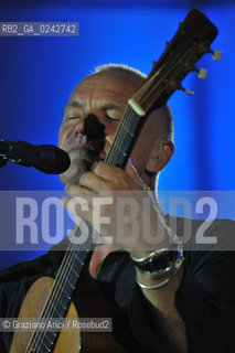 The English musician, singer-songwriter, activist, actor and philanthropist Sting (born Gordon Matthew Thomas Sumner on 2 October 1951), CBE, . Prior to starting his solo career, he was the principal songwriter, lead singer and bassist of the rock band The Police. musica pop rock cantante ©Graziano Arici/Rosebud2
