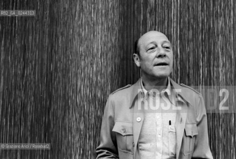 Venezia,1982.Ritratto del pittore Piero Dorazio Arte pittura pittore Biennale ritratto.Venice,1982. Portrait of the painter Piero Dorazio  ©Graziano Arici/Rosebud2  astga ©Graziano Arici/Rosebud2