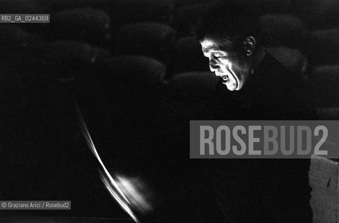 -Venezia,1979. Ritratto del direttore dorchestra George Pretre al lavoro. Musica classica direttore dorchestra ritratto.-Venice,1979. Portraits of the opera conductor George Pretre at work ©Graziano Arici/Rosebud2  astga ©Graziano Arici/Rosebud2