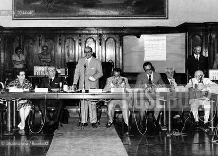 -Venezia,1972.Fondazione Giorgio Cini.Convegno nazionale degli editori italiani- Scuola per Librai. -Venice,1972. Fondazione Giorgio Cini.National Conference of Editors-publishers © Archivio Graziano Arici  astga ©Graziano Arici/Rosebud2