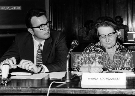 -Venezia,1972.Fondazione Giorgio Cini.Convegno nazionale degli editori italiani- Scuola per Librai. Bruna Carazzolo -Venice,1972. Fondazione Giorgio Cini.National Conference of Editors-publishers.Bruna Carazzolo © Archivio Graziano Arici  astga ©Graziano Arici/Rosebud2