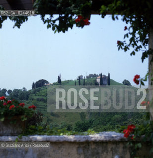 Veneto,1985.Asolo (Treviso). Hotel Cipriani. geo albergo hotel Asolo.Veneto,1985.Asolo(Treviso).Cipriani Hotel ©Graziano Arici/Rosebud2