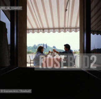 Veneto,1985.Asolo (Treviso). Hotel Cipriani. geo albergo hotel Asolo.Veneto,1985.Asolo(Treviso).Cipriani Hotel ©Graziano Arici/Rosebud2