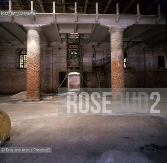 Venezia,1980. Corderie dell Arsenale-interno. Architettura interno Arsenale corderia .Venice,1980. Corderie in the Arsenal of Venice - interior MES © Archivio Graziano Arici  astga ©Graziano Arici/Rosebud2