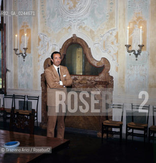 -Venezia,1970. Ritratto dellavvocato Mario Valeri Manera, industriale e fondatore del premio Campiello Politica Economia Finanza imprenditore finanziere politico ritratto -Venice,1970.Portrait of the businessman Mario Valeri Manera © Archivio Graziano Arici.  astga ©Graziano Arici/Rosebud2
