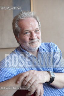 Venice 24/9/11 - The composer and conductor Peter Eötvös ( Eotvos ) musica contemporanea compositore ©Graziano Arici/Rosebud2