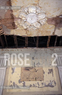 Venezia,29.01.1996.Incendio notturno al Gran Teatro La Fenice.teatro fuoco incendio fiamme distruzione bruciare -Venice, 29.01.1996.Destructive fire at the Gran teatro La Fenice. burn fire blaze ©Graziano Arici/Rosebud2