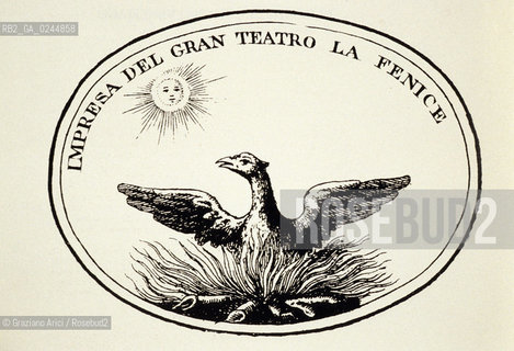 Venezia,29.01.1996.Incendio al Gran Teatro La Fenice:il simbolo del teatro.teatro fuoco incendio fiamme distruzione bruciare -Venice, 29.01.1996.Destructive fire at the Gran Teatro La Fenice:the symbol of theatre. burn fire blaze ©Graziano Arici/Rosebud2
