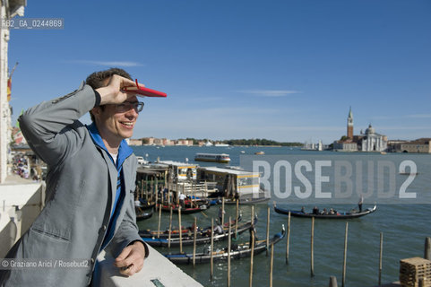 Venice,10.10.2011.Theatre Biennale.41st International Theatre Festival:the Silver Lion prize, Stefan Kaegi, stage director of Rimini Protokoll, artistic collective based in Berlin.Venezia.10.10.2011.Biennale teatro.41°Festival Internazionale Teatro. Stefan Kaegi,Leone dargento,direttore del collettivo artistico berlinese Rimini Protokoll