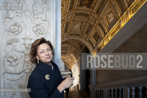Venice 14/10/11 - The Director of Venice Museums Doundation Gabriella Belli In Dogès Palace - La Direttrice della Fondazione dei Musei Civici di Venezia a Palazzo Ducale di Venezia nella Scala DOro arte ©Graziano Arici/Rosebud2