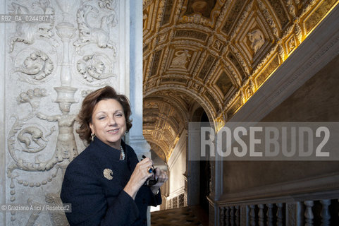 Venice 14/10/11 - The Director of Venice Museums Doundation Gabriella Belli In Dogès Palace - La Direttrice della Fondazione dei Musei Civici di Venezia a Palazzo Ducale di Venezia nella Scala DOro arte ©Graziano Arici/Rosebud2