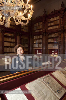 Venice 14/10/11 - The Director of Venice Museums Doundation Gabriella Belli in Correr Museum - La Direttrice della Fondazione dei musei Civici di Venezia nel Museo Correr nella Biblioteca Pisani di S.Vidal custodita nel Museo arte ©Graziano Arici/Rosebud2