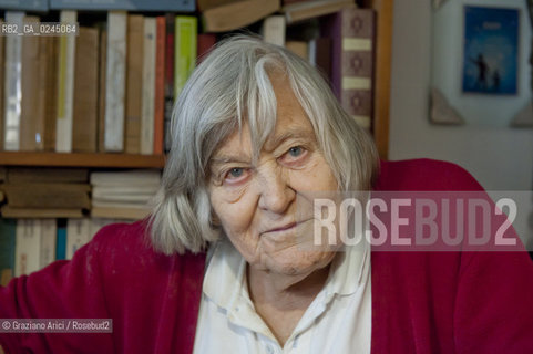 Trieste 21/12/11 - The astrophysicist Margherita Hack at home in Trieste astrofisica scienza ©Graziano Arici/Rosebud2