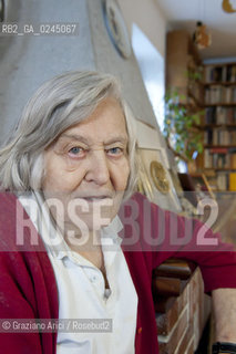 Trieste 21/12/11 - The astrophysicist Margherita Hack at home in Trieste astrofisica scienza ©Graziano Arici/Rosebud2