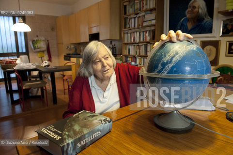 Trieste 21/12/11 - The astrophysicist Margherita Hack at home in Trieste astrofisica scienza ©Graziano Arici/Rosebud2