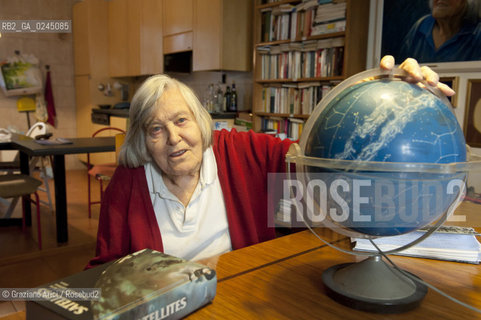 Trieste 21/12/11 - The astrophysicist Margherita Hack at home in Trieste astrofisica scienza ©Graziano Arici/Rosebud2