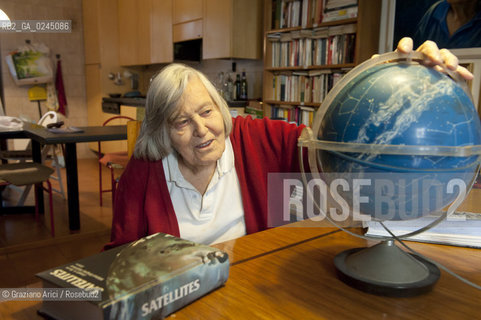 Trieste 21/12/11 - The astrophysicist Margherita Hack at home in Trieste astrofisica scienza ©Graziano Arici/Rosebud2