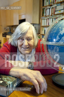 Trieste 21/12/11 - The astrophysicist Margherita Hack at home in Trieste astrofisica scienza ©Graziano Arici/Rosebud2